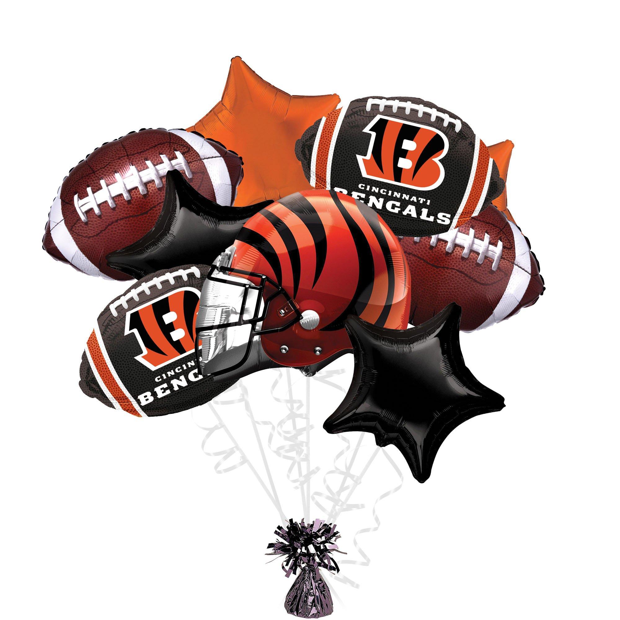 Cincinnati Bengals Foil Balloon Bouquet